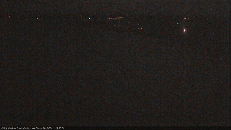 Lake Travis webcam, May 11, 2016 8:25 PM CT
