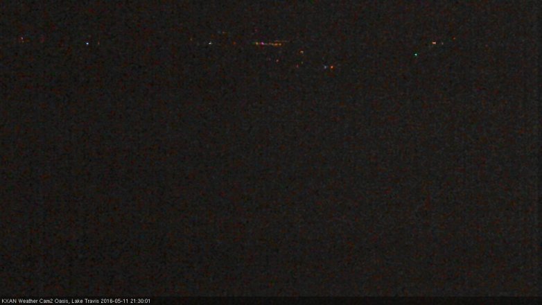 Lake Travis webcam, May 11, 2016 8:45 PM CT