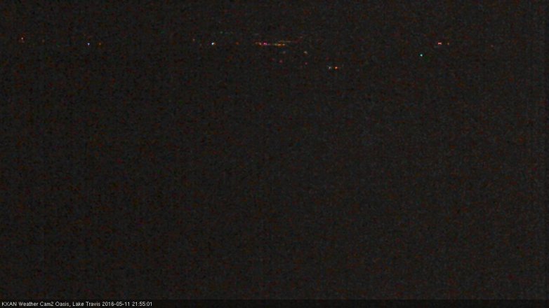 Lake Travis webcam, May 11, 2016 9:10 PM CT