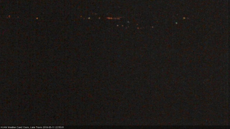 Lake Travis webcam, May 11, 2016 10:25 PM CT