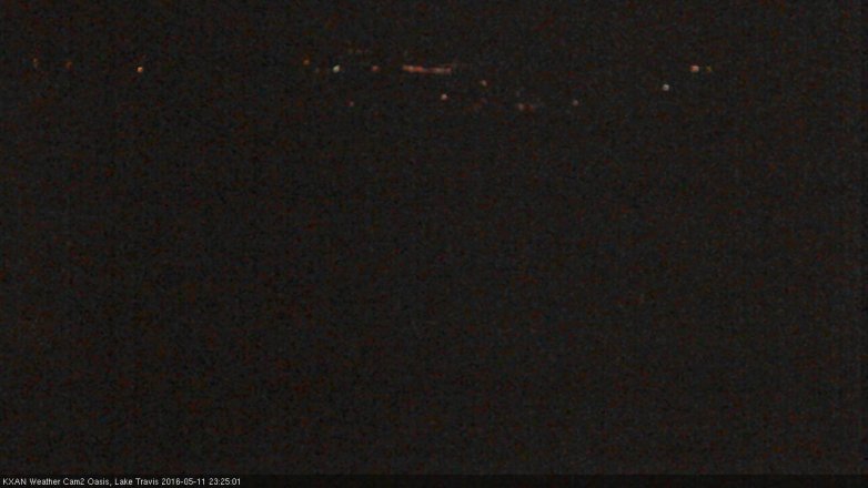 Lake Travis webcam, May 11, 2016 11:00 PM CT
