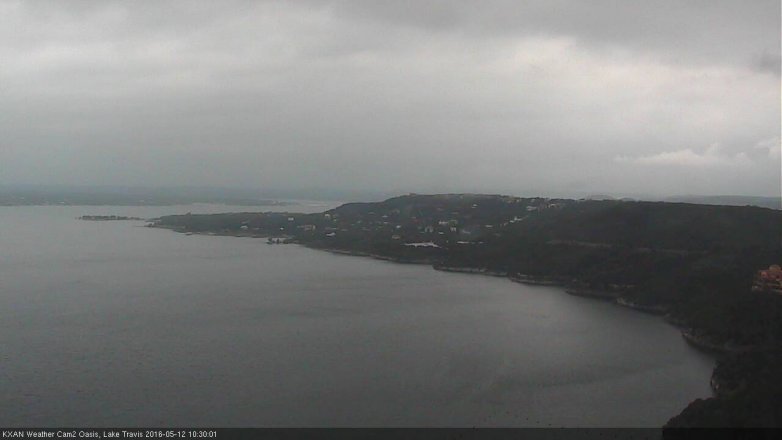Lake Travis webcam, May 12, 2016 9:40 AM CT
