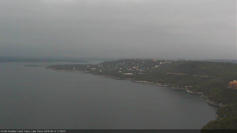Lake Travis webcam, May 12, 2016 10:05 AM CT