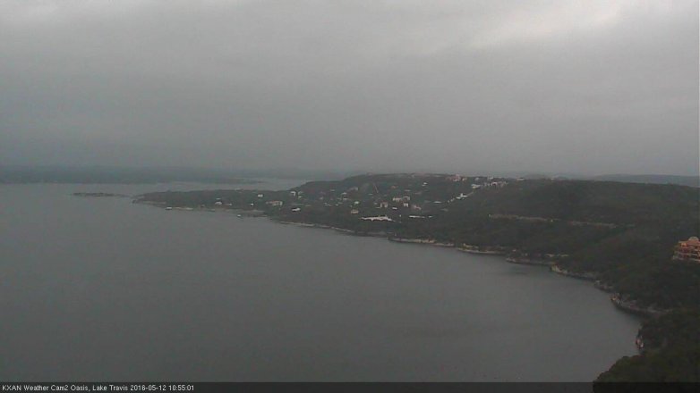 Lake Travis webcam, May 12, 2016 10:25 AM CT