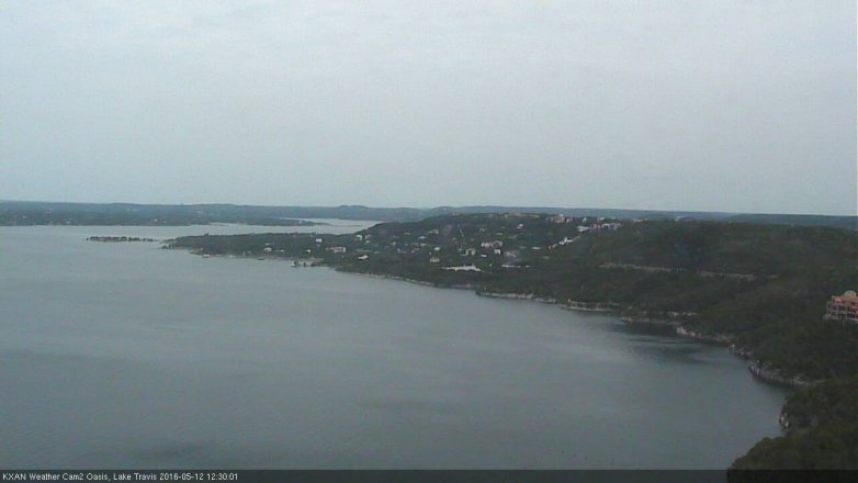 Lake Travis webcam, May 12, 2016 11:40 AM CT