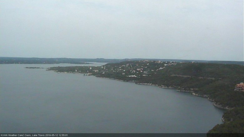 Lake Travis webcam, May 12, 2016 12:15 PM CT