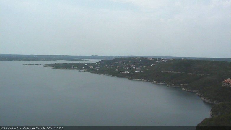 Lake Travis webcam, May 12, 2016 12:35 PM CT