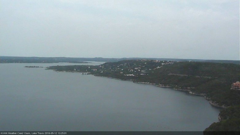 Lake Travis webcam, May 12, 2016 12:55 PM CT
