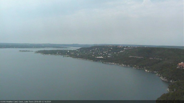 Lake Travis webcam, May 12, 2016 1:35 PM CT