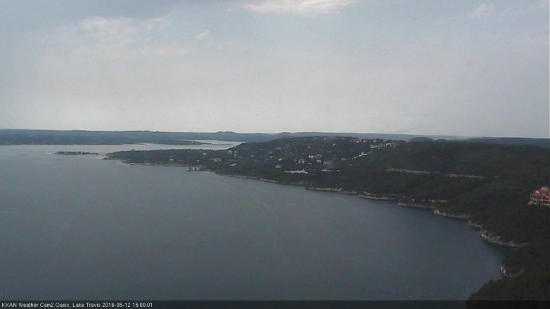 Lake Travis webcam, May 12, 2016 2:25 PM CT