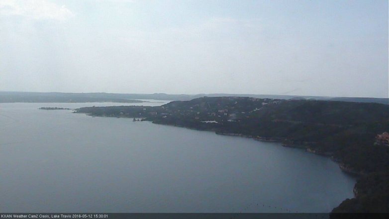 Lake Travis webcam, May 12, 2016 2:50 PM CT