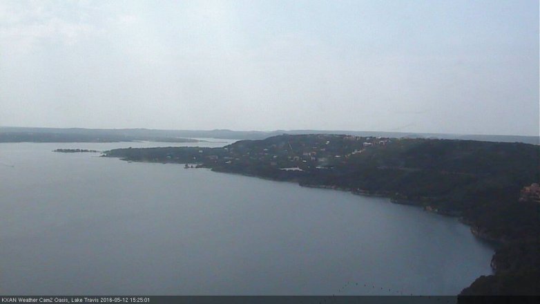 Lake Travis webcam, May 12, 2016 3:00 PM CT