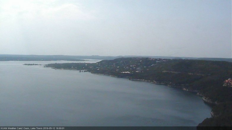 Lake Travis webcam, May 12, 2016 3:15 PM CT