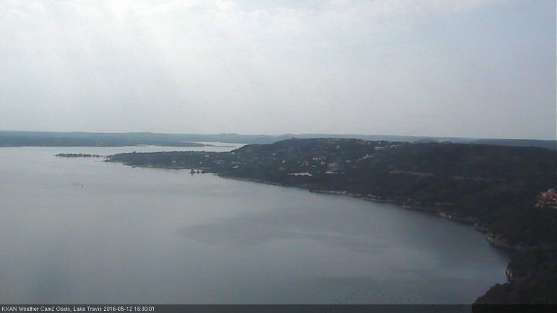Lake Travis webcam, May 12, 2016 4:05 PM CT