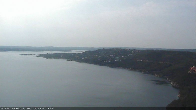Lake Travis webcam, May 12, 2016 4:10 PM CT