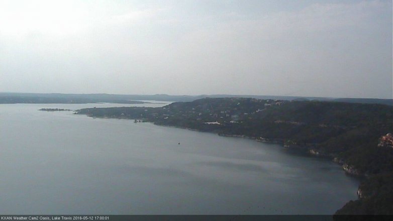 Lake Travis webcam, May 12, 2016 4:25 PM CT