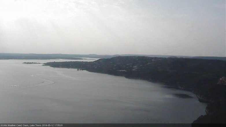 Lake Travis webcam, May 12, 2016 5:05 PM CT