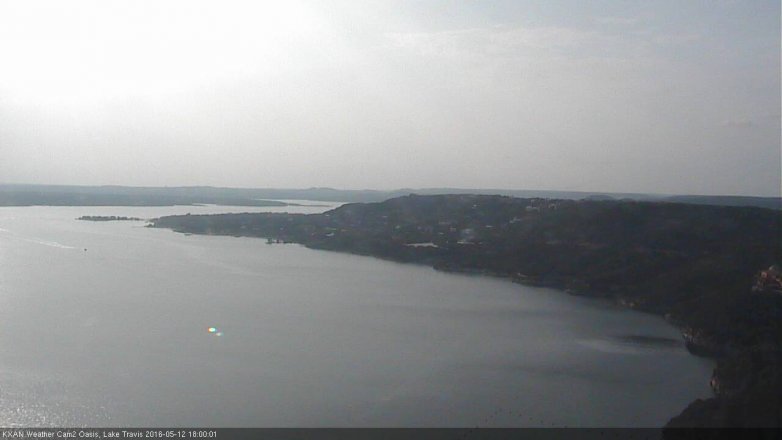 Lake Travis webcam, May 12, 2016 5:10 PM CT