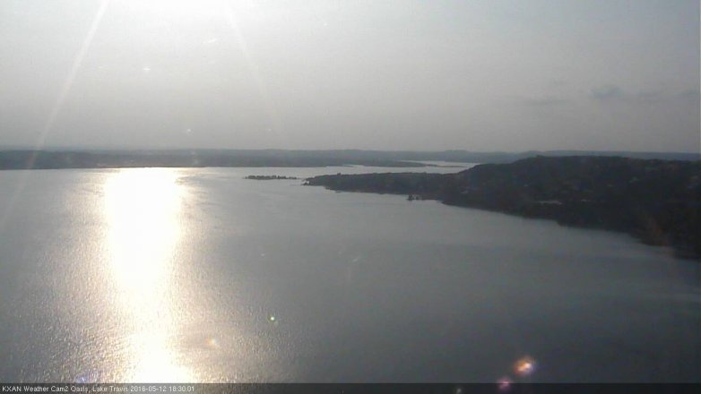 Lake Travis webcam, May 12, 2016 6:00 PM CT