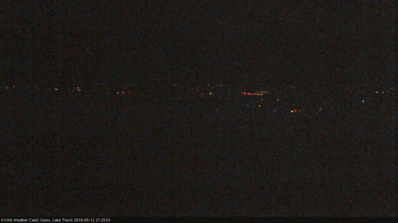 Lake Travis webcam, May 12, 2016 8:35 PM CT