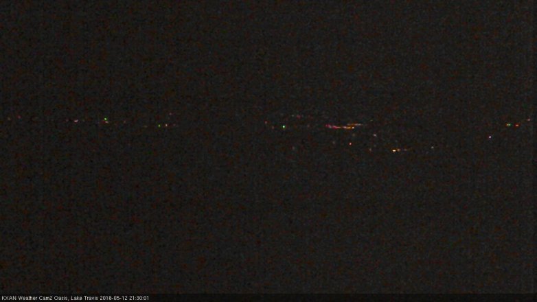 Lake Travis webcam, May 12, 2016 8:45 PM CT
