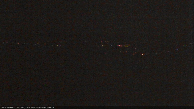 Lake Travis webcam, May 12, 2016 9:10 PM CT