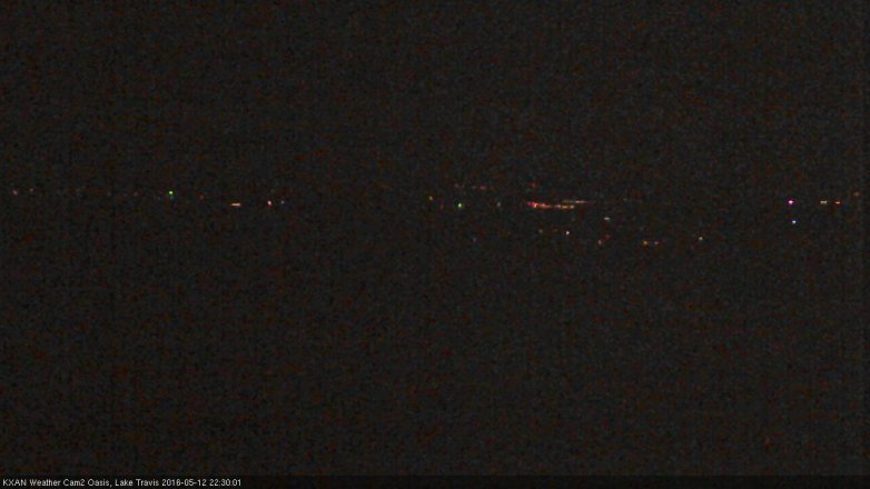 Lake Travis webcam, May 12, 2016 9:35 PM CT