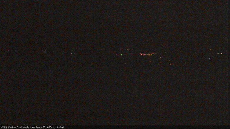 Lake Travis webcam, May 12, 2016 10:50 PM CT