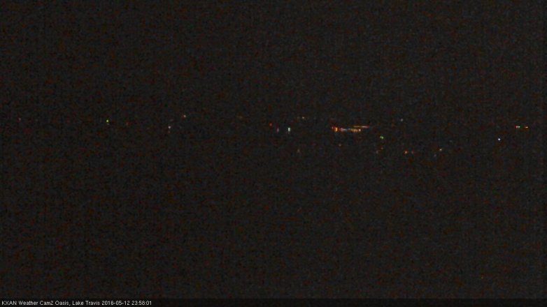 Lake Travis webcam, May 12, 2016 11:50 PM CT