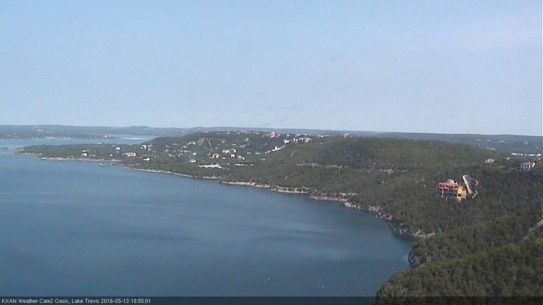 Lake Travis webcam, May 13, 2016 10:20 AM CT