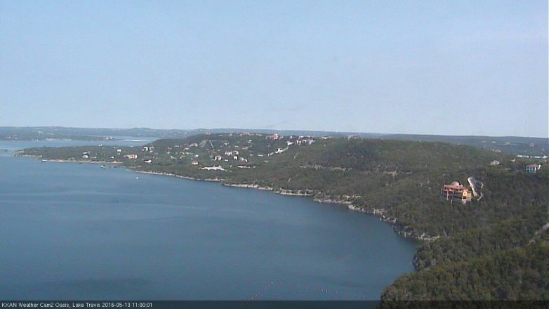 Lake Travis webcam, May 13, 2016 10:25 AM CT