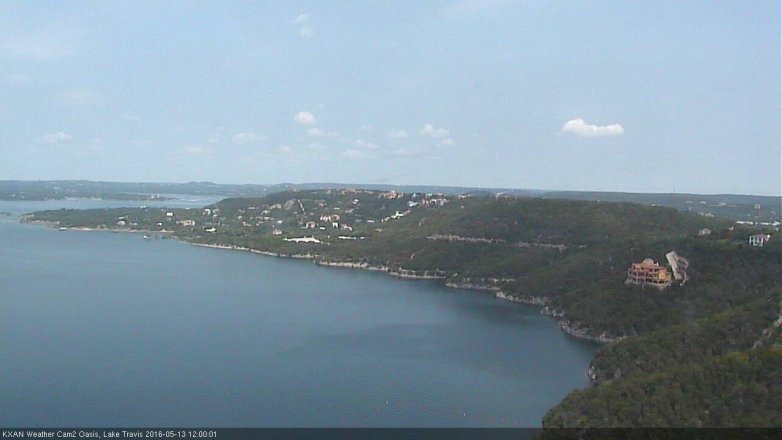 Lake Travis webcam, May 13, 2016 11:20 AM CT