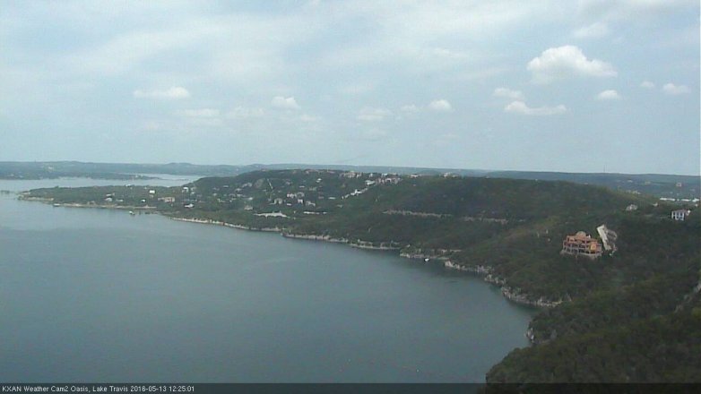 Lake Travis webcam, May 13, 2016 11:50 AM CT
