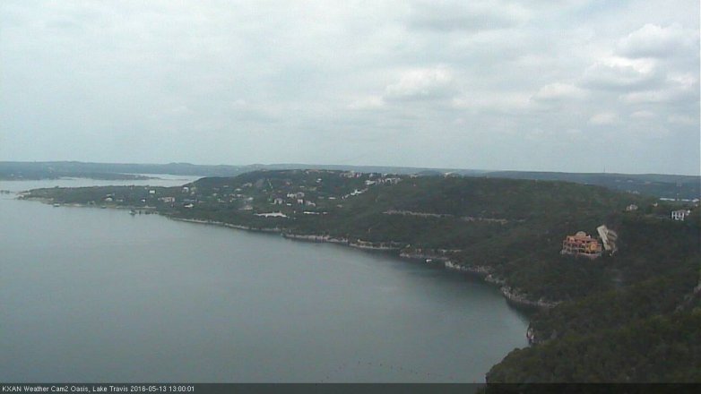Lake Travis webcam, May 13, 2016 12:25 PM CT