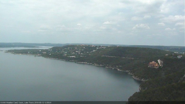 Lake Travis webcam, May 13, 2016 12:30 PM CT