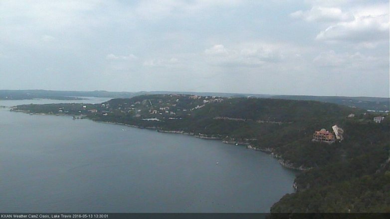 Lake Travis webcam, May 13, 2016 12:40 PM CT