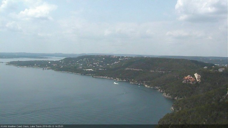 Lake Travis webcam, May 13, 2016 2:00 PM CT