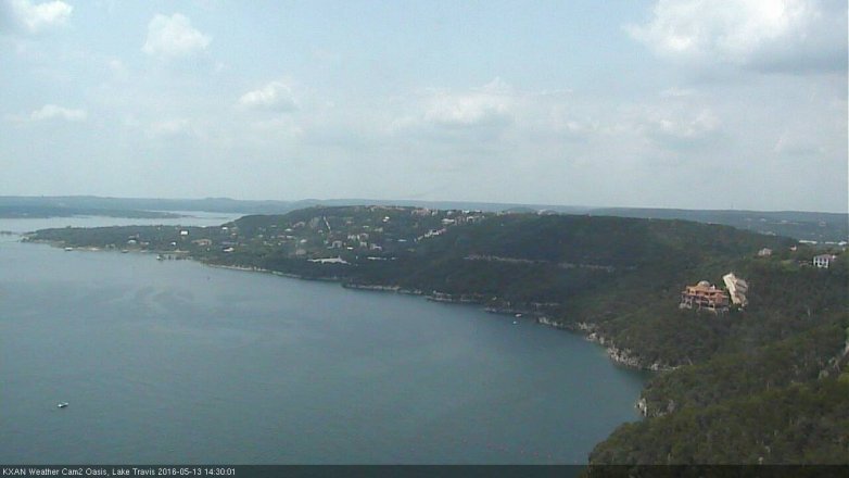 Lake Travis webcam, May 13, 2016 2:05 PM CT