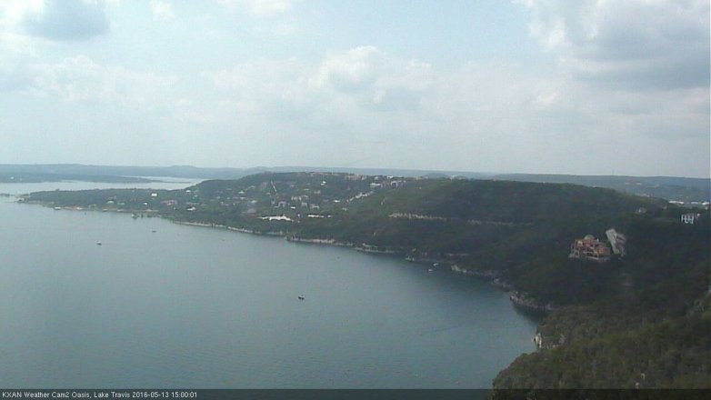 Lake Travis webcam, May 13, 2016 2:10 PM CT