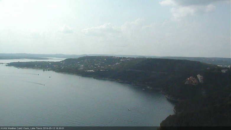 Lake Travis webcam, May 13, 2016 4:00 PM CT