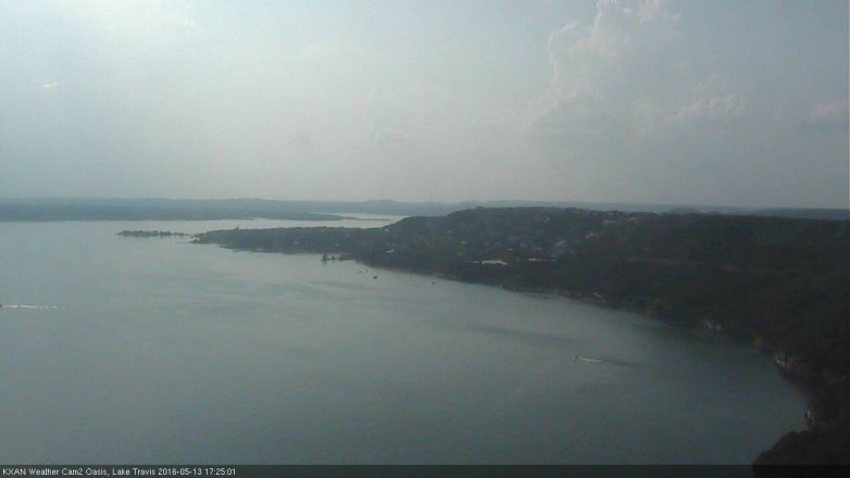 Lake Travis webcam, May 13, 2016 4:45 PM CT