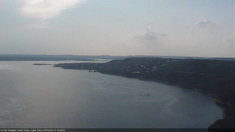 Lake Travis webcam, May 13, 2016 5:15 PM CT