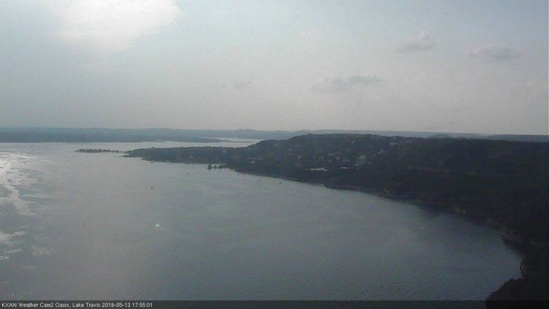 Lake Travis webcam, May 13, 2016 5:30 PM CT