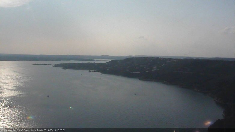 Lake Travis webcam, May 13, 2016 5:40 PM CT