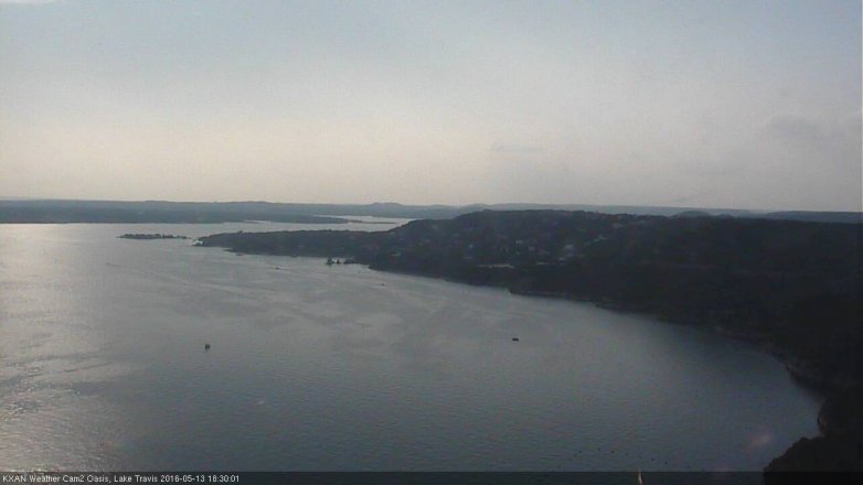 Lake Travis webcam, May 13, 2016 5:50 PM CT