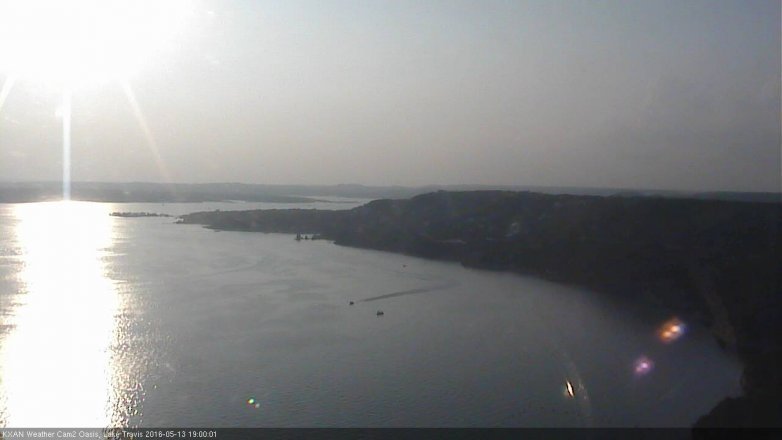 Lake Travis webcam, May 13, 2016 6:05 PM CT