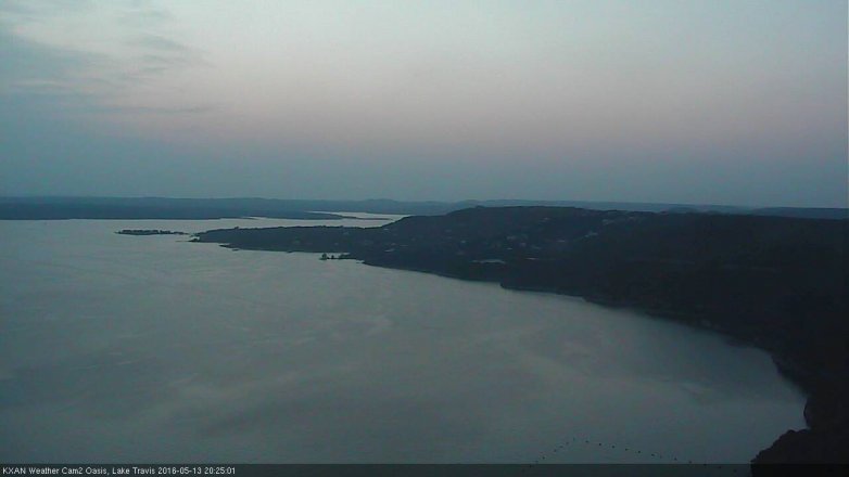 Lake Travis webcam, May 13, 2016 7:35 PM CT