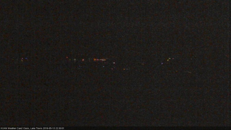 Lake Travis webcam, May 13, 2016 9:50 PM CT