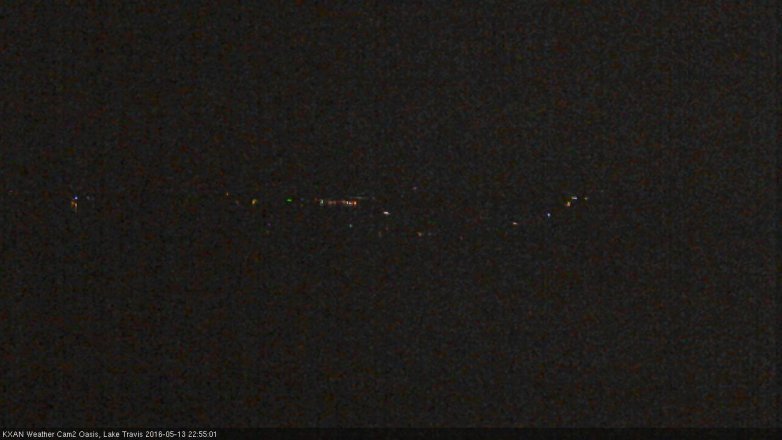 Lake Travis webcam, May 13, 2016 10:10 PM CT