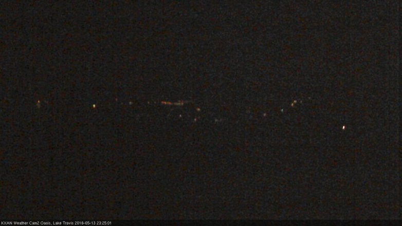 Lake Travis webcam, May 13, 2016 10:55 PM CT